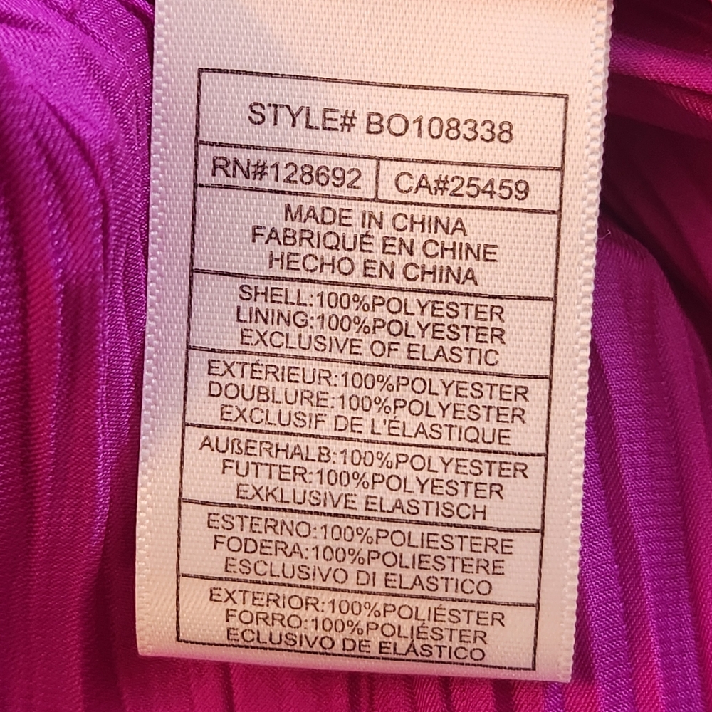 Steve Madden mini dress XS magenta pink Camilea pleated A-line party new $90 - Picture 15 of 15